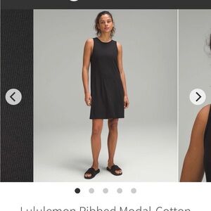 Lululemon Athletica Black Mini Dress